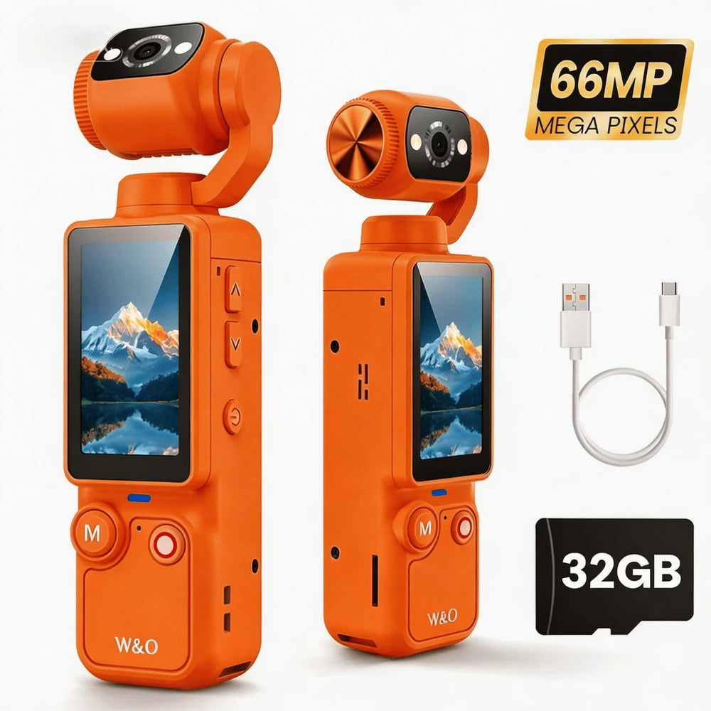 Rotating Lens Vlogging Camera