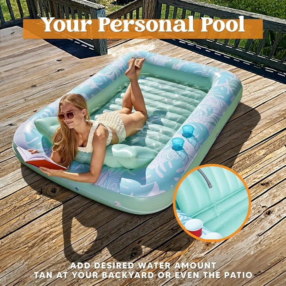 JOYFY Inflatable Tanning Lounger