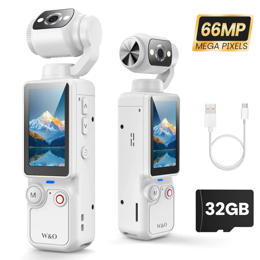 Rotating Lens Vlogging Camera