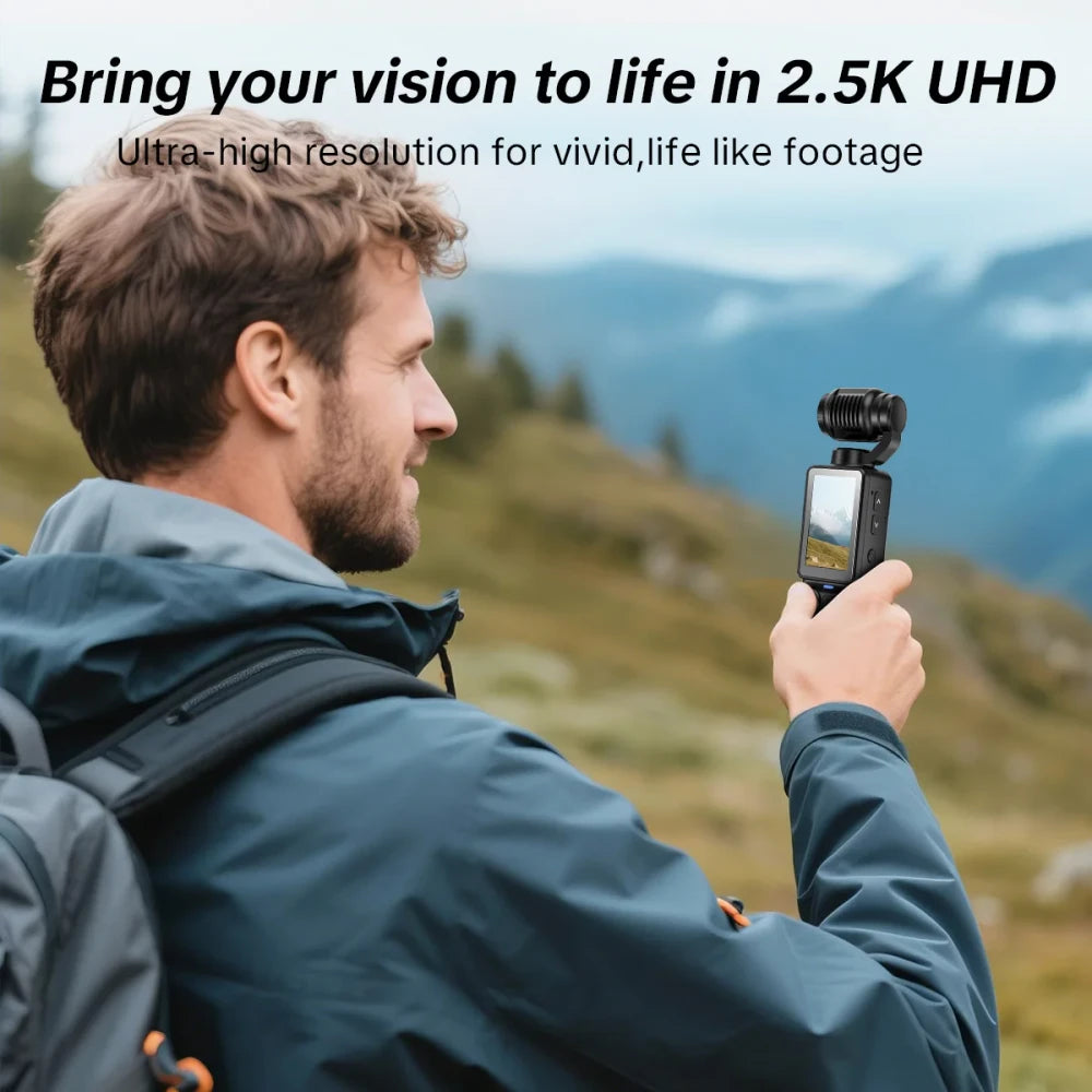 Rotating Lens Vlogging Camera