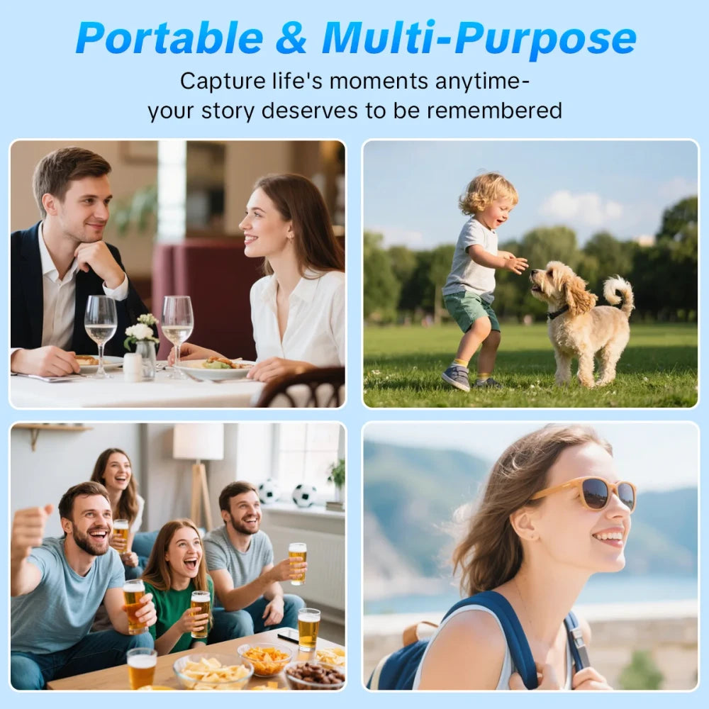 Rotating Lens Vlogging Camera