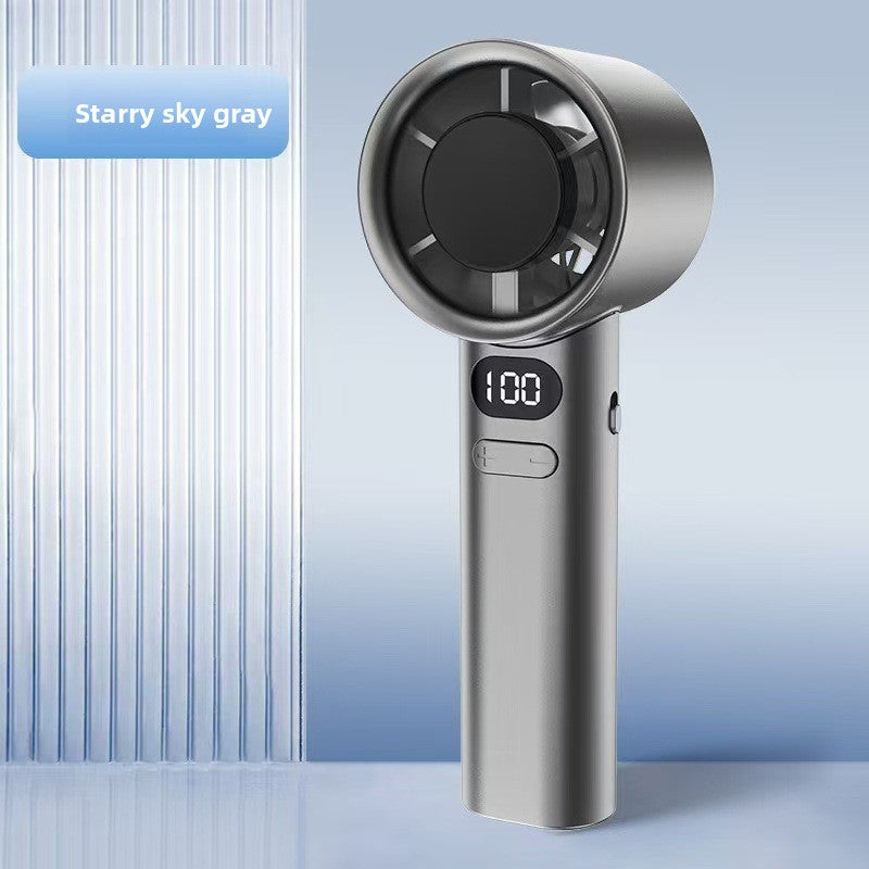 Mini Handheld Turbo Fan with Digital Display