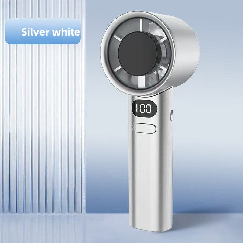 Mini Handheld Turbo Fan with Digital Display